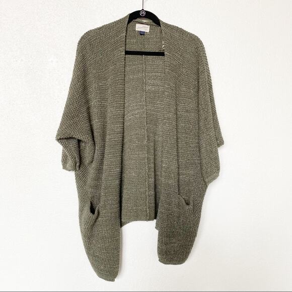 Universal Thread Green Open Front Knit Cardigan Size Small - Picture 1 of 9